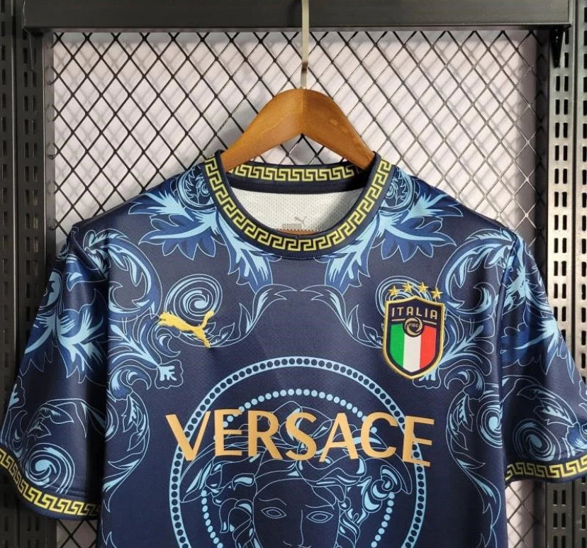 Italy 23/24 Blue ‘Versace’ Special Edition Jersey